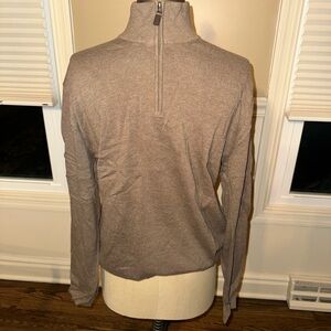 Four Jos. A. Bank Taupe Zip-Up Sweaters. Bundle of 4 sweaters or individual